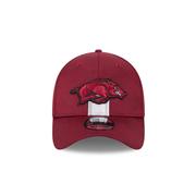 Arkansas New Era 3930 Helmet Stripe Flex Fit Cap